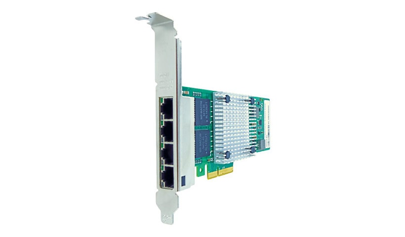 Axiom W8X25AA-AX Quad Port Gigabit RJ-45 PCIe 2.1 x4 NIC, HP W8X25AA Equal