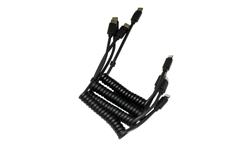 JAR COAP-LGN Systems Coiled USB-C to Lightning Emulator Power Cable 1 Year