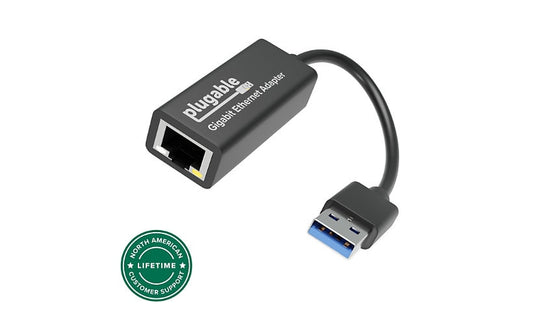 Plugable USB 3.0 to Gigabit Ethernet Adapter, ASIX AX88179, Driverless