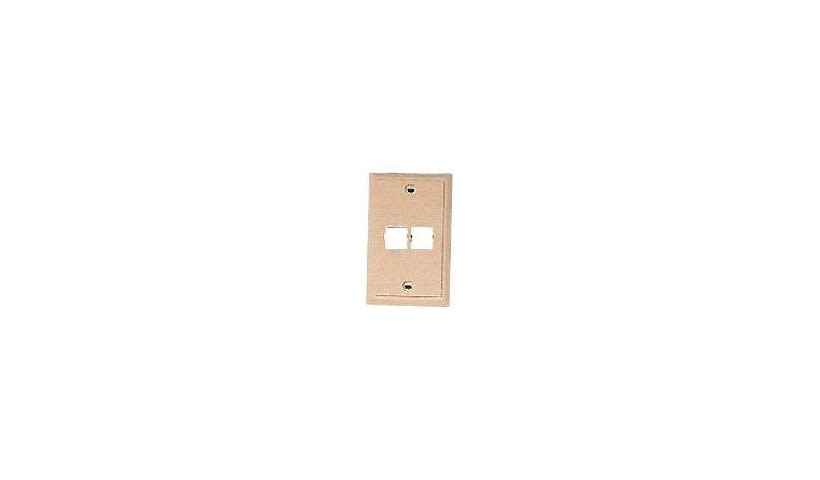 CommScope 108168469 2-Port Faceplate White