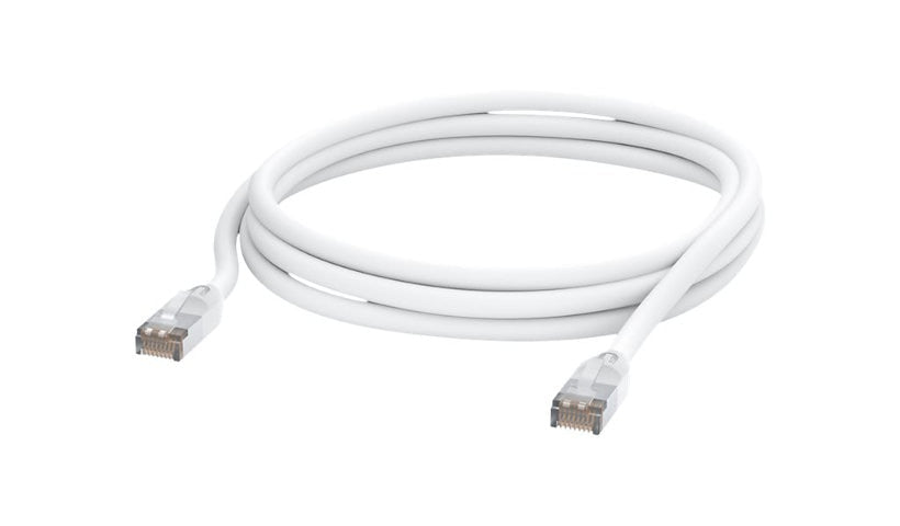 Ubiquiti UniFi 3m (10ft) CAT5e Outdoor Shielded Patch Cable, RJ45 Male to Male, Weatherproof, White, UACC-CABLE-PATCH-OUTDOOR-3M-W