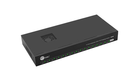 SIIG 16 Port USB-C PD Industrial Charger 600W ID-US0A11-S1 2 Year
