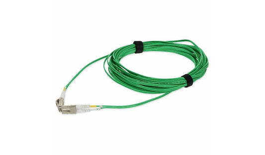 Proline PRO-LC-LC-2M5OM4P-GN-TAA 2m (6.6ft) LC to LC OM4 Multimode Duplex Fiber Patch Cable, 50/125, OFNP Plenum, TAA, Green