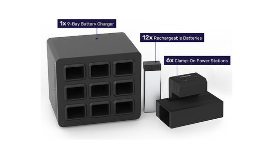 KwikBoost (Luxor) EdgePower Desktop Power Station Bundle, 100W, KBEP-12B6C9