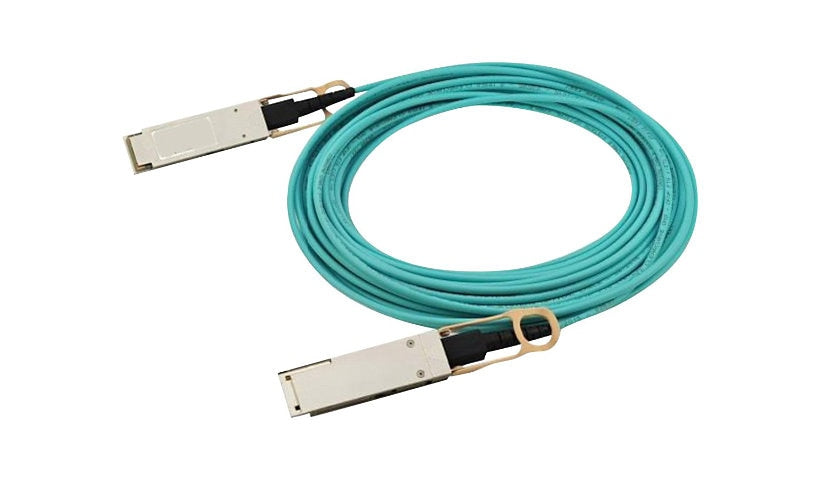 HPE Aruba JL856A 2m (6.6ft) 100GBase QSFP28 to QSFP28 Active Optical Cable