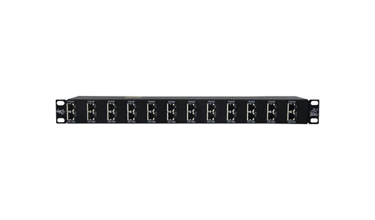 DITEK DTK-RM12NETS 12 Channel 1U Rack PoE Surge Protector 10GbE 10 Year