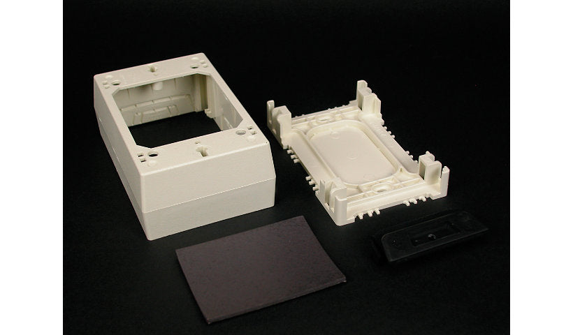 Wiremold 2348AMP Magnetic Deep Device Box for 2300 Series Ivory TAA