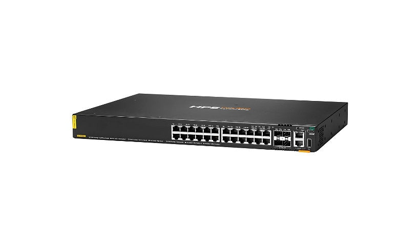 HPE Aruba 6200F JL725B 24G Class 4 PoE 4SFP+ 370W L3 Stackable Switch