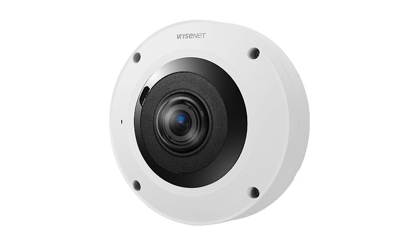 Hanwha Vision Wisenet X XNF-9013RV 12MP Fisheye Camera 187 Degree IR Audio