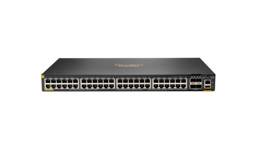 HPE Aruba Networking CX 6200F S0M85A 48-Port PoE+ Switch, 4x SFP, 740W