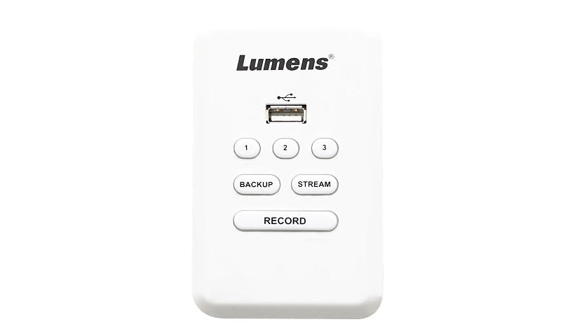Lumens LC-RC01U Wall Button Panel for LC200 Capture Vision Station 3 Year