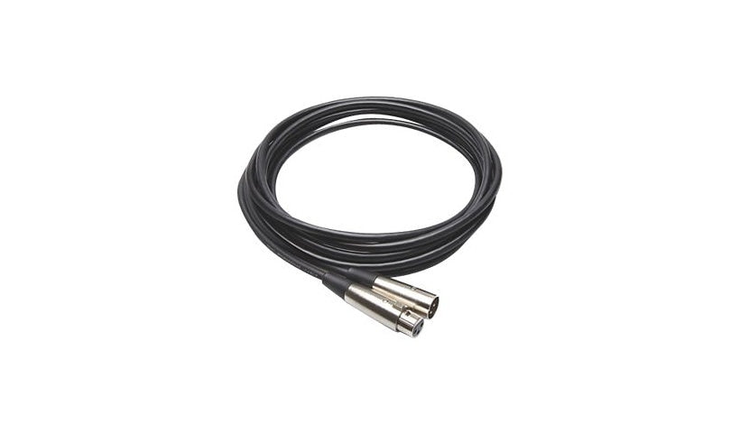 Hosa MCL125BLK MCL-125 Microphone Cable 50 ft