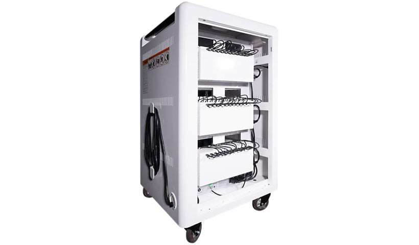 Anywhere Cart 36-Bay USB-C PD Charging Cart, 65W per Port, CRT-PLS-S36L-D-H65C