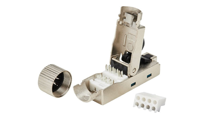 Tripp Lite N232-SHC6A-1 Cat6a STP Field-Termination RJ45 Plug Lifetime Warranty
