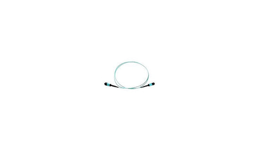 Axiom MPOFFOM44M-AX 4m (13.1ft) MPO Female to MPO Female 12 Fiber OM4 Multimode Fiber Cable, 50/125, Riser, Aqua
