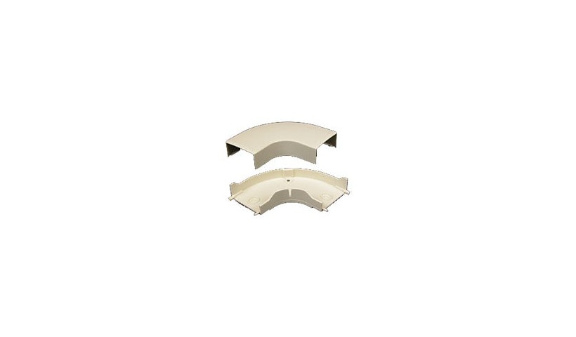 Wiremold PN03F11WH Eclipse PN03 Flat Elbow Fitting White