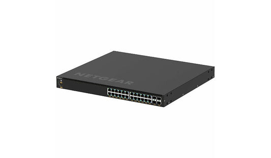 Netgear AV Line M4350-24G4XF GSM4328 24-Port Gigabit PoE+ Switch, 4x 10G