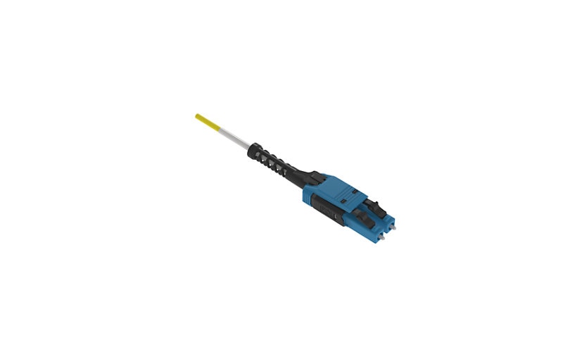 Panduit Opti-Core F92RPU1U1ONM003 3m (9.8ft) Pull-Boot LC to LC Single Mode Duplex Fiber Patch Cord, OFNP Plenum, Yellow