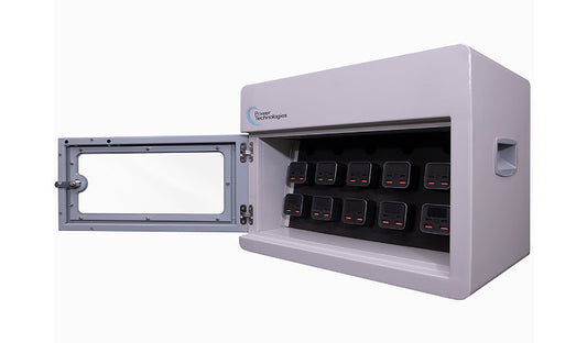 Anywhere Cart PowerVault 10-Bay Cabinet + 5 Power Banks, CAB-PVS-B10K-D5