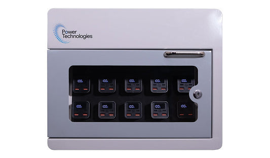 Anywhere Cart PowerVault 10/10 Cabinet + 10 Power Banks, CAB-PVS-B10K-D10