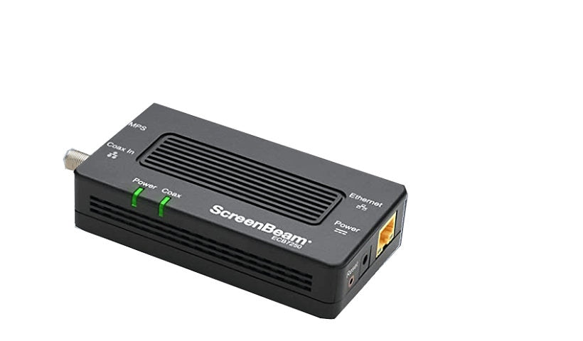 ScreenBeam ECB7250K02 Bonded MoCA 2.5 Network Adapter Kit, 2.5GbE Over Coax