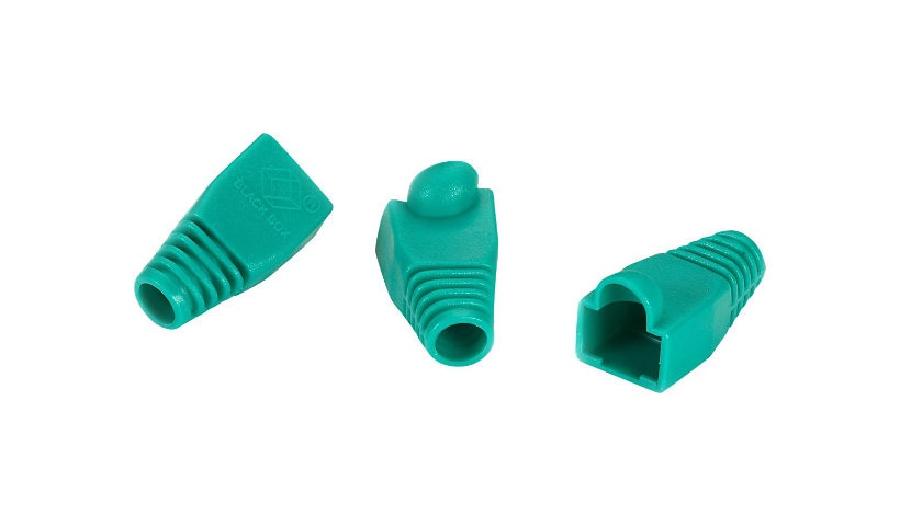 Black Box FMT719 Color-Coded Snagless RJ45 Pre-Plugs 50 Pack Lifetime Warranty