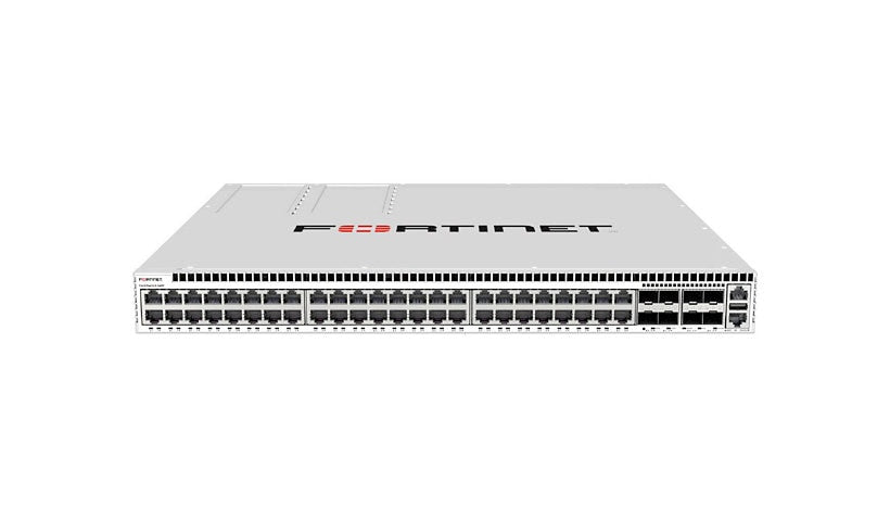 Fortinet FortiSwitch 648F FS-648F L3 Switch, 48 Multi-Gig, 8 x 25G, 1U