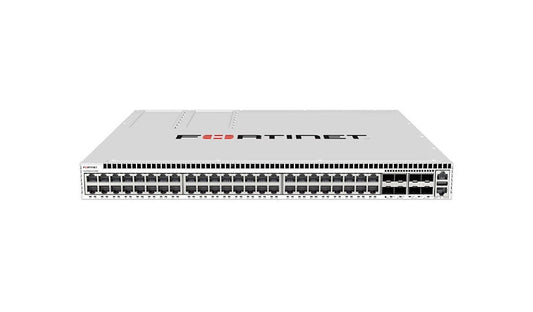 Fortinet FortiSwitch 648F FS-648F L3 Switch, 48 Multi-Gig, 8 x 25G, 1U