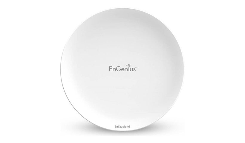 EnGenius EnStation6 Wi-Fi 6 Outdoor 5 GHz Long Range CPE, 19 dBi Dish