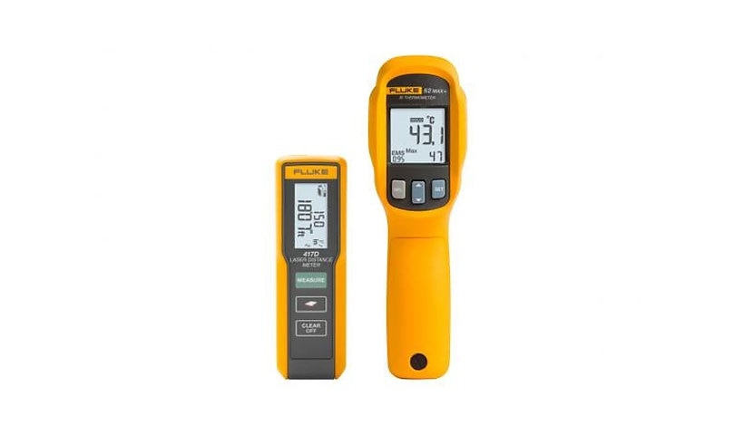Fluke 417D Laser Distance Meter + 62 MAX+ IR Thermometer Kit