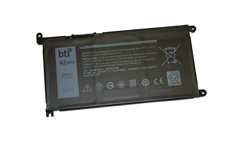 BTI YRDD6-BTI 11.46V 42Wh Li-Polymer Battery for Dell Inspiron Vostro