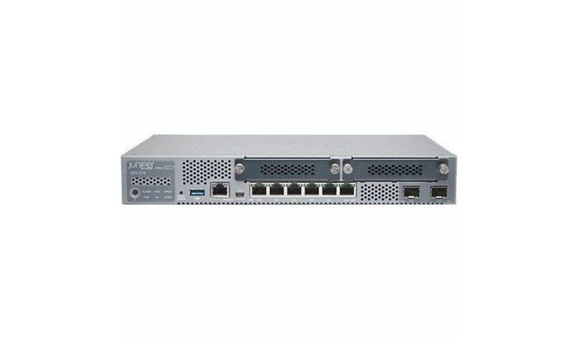 Juniper SRX320-SYS-JB-P-T Firewall, PoE, JB Bundle, 6 x 1G + 2 SFP