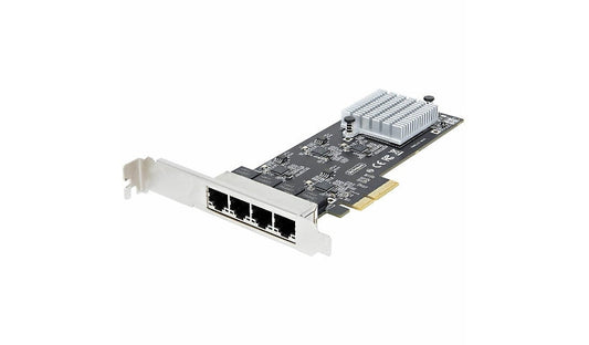 StarTech PR42GI-NETWORK-CARD 4-Port 2.5GbE PCIe NIC, Intel I225-V
