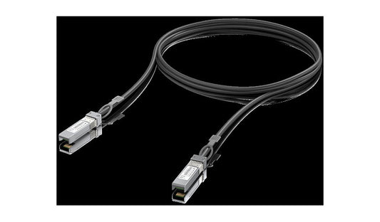 Ubiquiti 3m (10ft) 25GBase SFP28 to SFP28 Passive Direct Attach Cable, Black, UACC-DAC-SFP28-3M