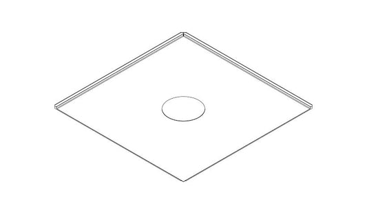 AVU Alta Metal DCLPNL-1001 In-Ceiling Panel for Pelco Sarix Pro 4 Domes
