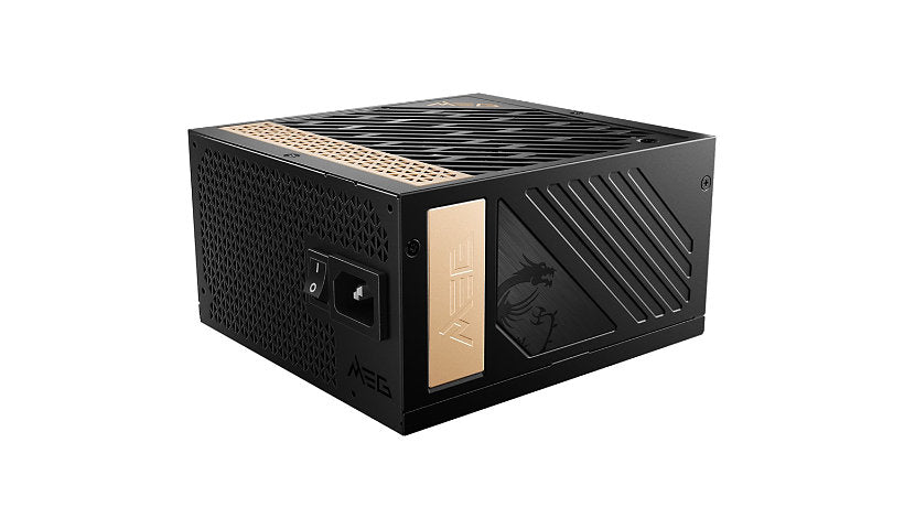 MSI MEG Ai1300P PCIE5 1300W 80 PLUS Platinum ATX 3.1 Fully Modular PSU