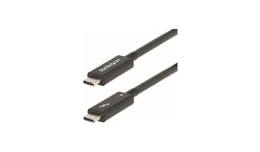 StarTech.com A40G2MB-TB4-CABLE Active Thunderbolt 4 Cable 6.6 ft 40Gbps 2 Year