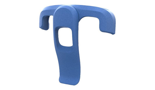 Zebra Healthcare Carrying Clip, 162° Rotation, Blue, SG-HC2L5L-CLIP-01