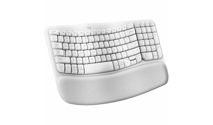 Logitech Wave Keys Ergonomic Bluetooth Keyboard 920-012275 1 Year