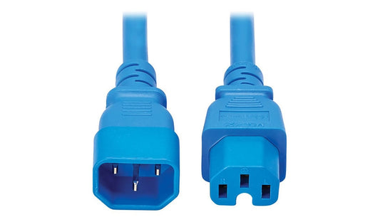 Tripp Lite P018-010-ABL C14 to C15 Heavy-Duty Power Cord 10 ft Lifetime Warranty