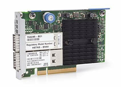 HPE InfiniBand 764737-001 544+FLR-QSFP FDR/40Gb 2-Port Adapter for Gen9 Gen10