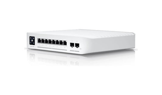Ubiquiti UniFi USW-PRO-8-POE 8-Port Gigabit PoE L3 Switch, 2x 10G SFP+