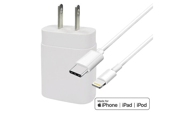 4XEM 25W USB-C Charging Kit 6 ft MFi Lightning Cable 4XIPHN14KIT6 1 Year