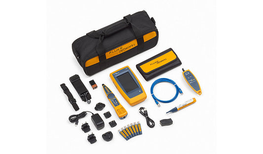Fluke Networks LIQ-KIT-VFL-FBRLRT Essential Copper and Fiber Troubleshooting Kit