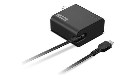 Lenovo 65W USB-C Power Adapter PD 3.0 5.6 ft Cable 4X21L54608 1 Year
