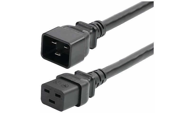 StarTech.com BA16-2200-POWER-CORD C19 to C20 Power Extension Cord 2 ft 20A 250V