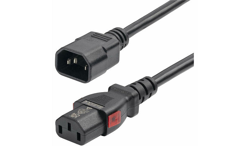 StarTech.com 87L3-8400-POWER-CORD C14 to Locking C13 PDU Extension Power Cord