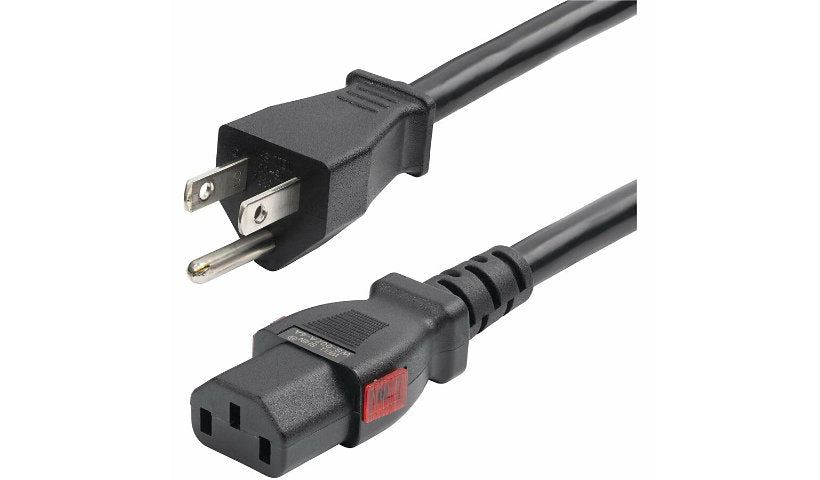 StarTech.com 27LC-4B00-POWER-CORD NEMA 5-15P to Locking C13 Computer Power Cord
