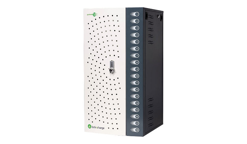 LocknCharge Putnam 18-C Pre-Wired 65W USB-C Station, 18 Devices, LNC10-10512