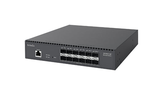 EnGenius ECS5512F 12-Port 10G SFP+ Cloud Managed Half-Rack Fiber Switch